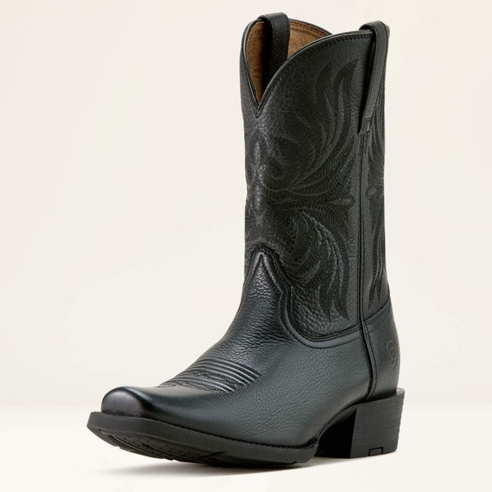 Ariat® (Men's 10 D) Sport Cutter-Toe Western Cowboy Boot in Black - $200